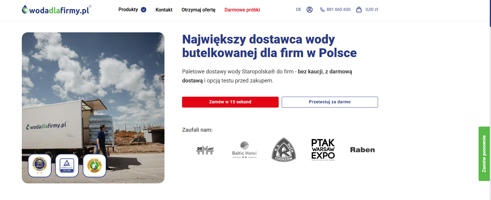 zamów ponownie